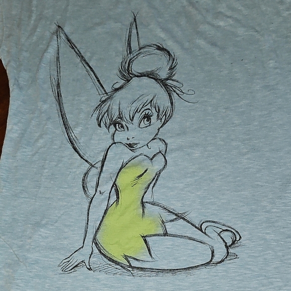 Disney Tinkerbell Light Blue Nightgown - Picture 7 of 7